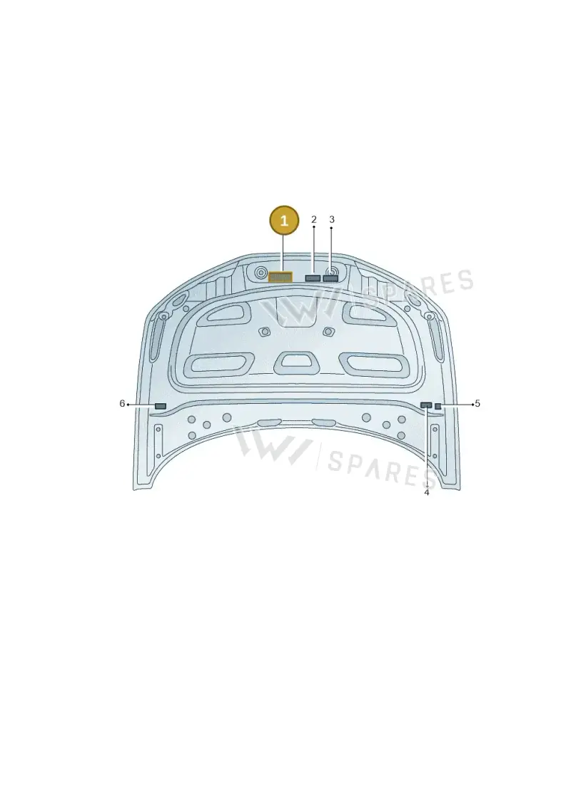 4K0010504B — Audi A7 Sportback (2018-2025) diagram 435010100, position 1