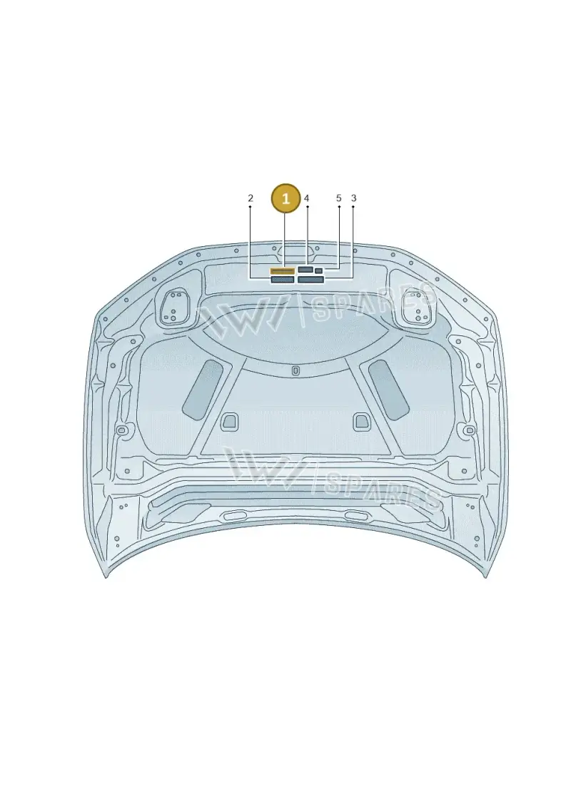 4K0010504B — Audi A6 (2018-2025) diagram 430010100, position 1
