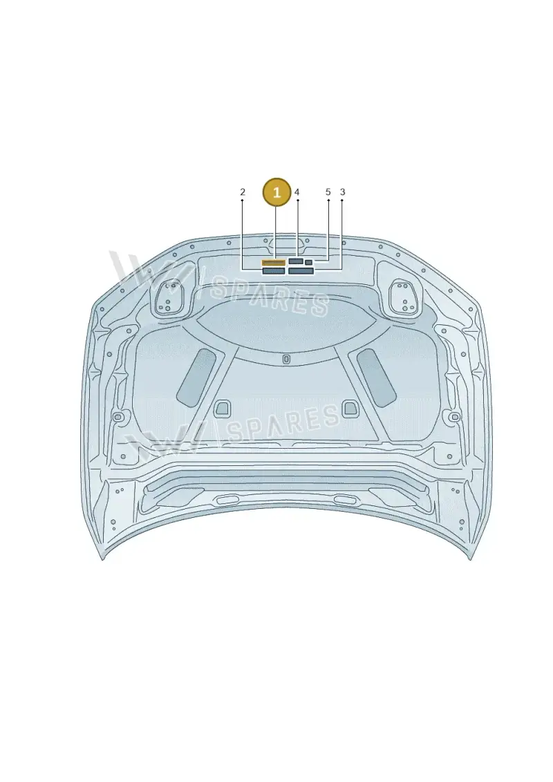 4K0010504D — Audi A6 (2018-2025) diagram 430010100, position 1