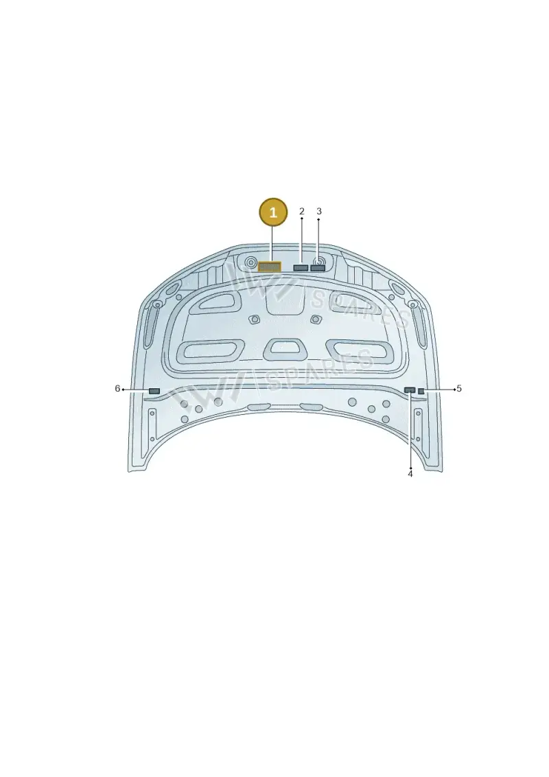 4K0010504G — Audi A7 Sportback (2018-2025) diagram 435010100, position 1