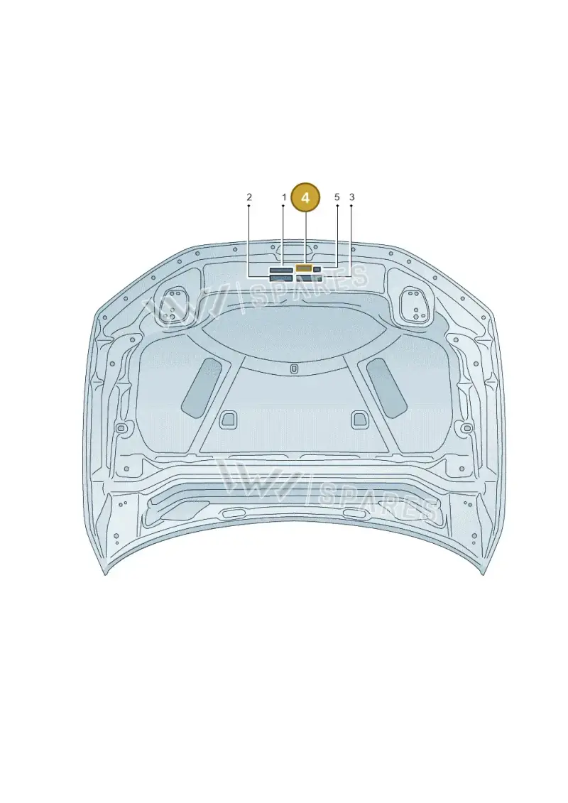 4K0010515J — Audi A6 (2018-2025) diagram 430010100, position 4