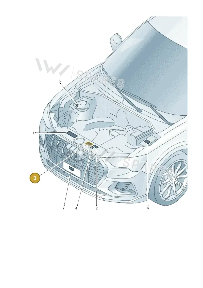 4K0010515R — Audi RS Q3 Sportback (2019-2024) diagram 597010150, position 3
