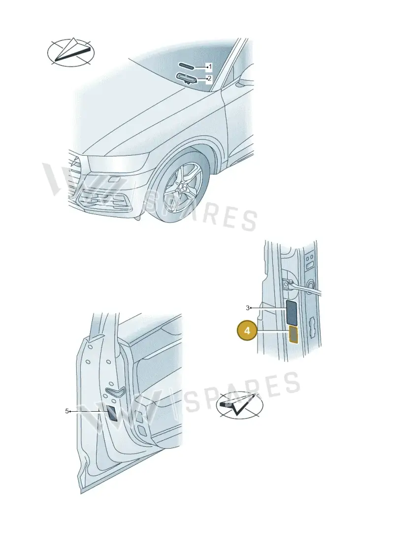 4K0010552B — Audi A6 (2018-2025) diagram 435010200, position 4