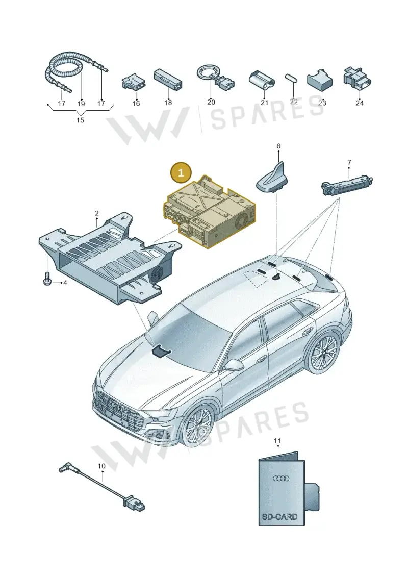 4K0035064F — Audi RS Q8 (2019-2025) diagram 429035000, position 1
