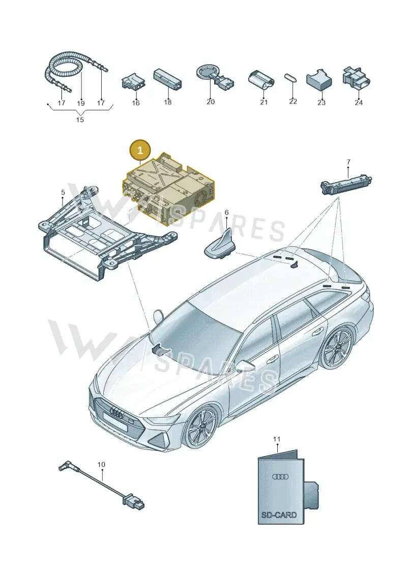 4K0035067DX — Audi RS6 Avant (2019-2025) diagram 537035000, position 1