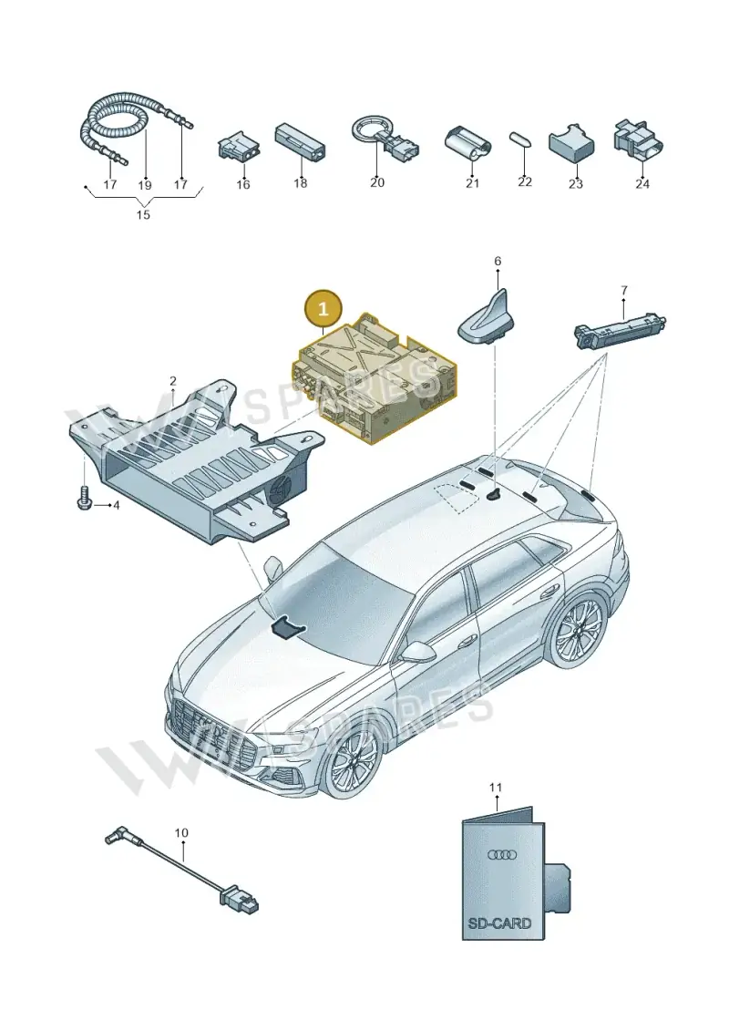 4K0035069F — Audi RS Q8 (2019-2025) diagram 429035000, position 1