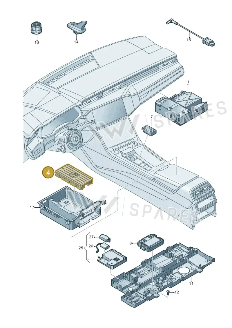 4K0035510A — Audi RS6 Avant (2019-2025) diagram 430035550, position 4