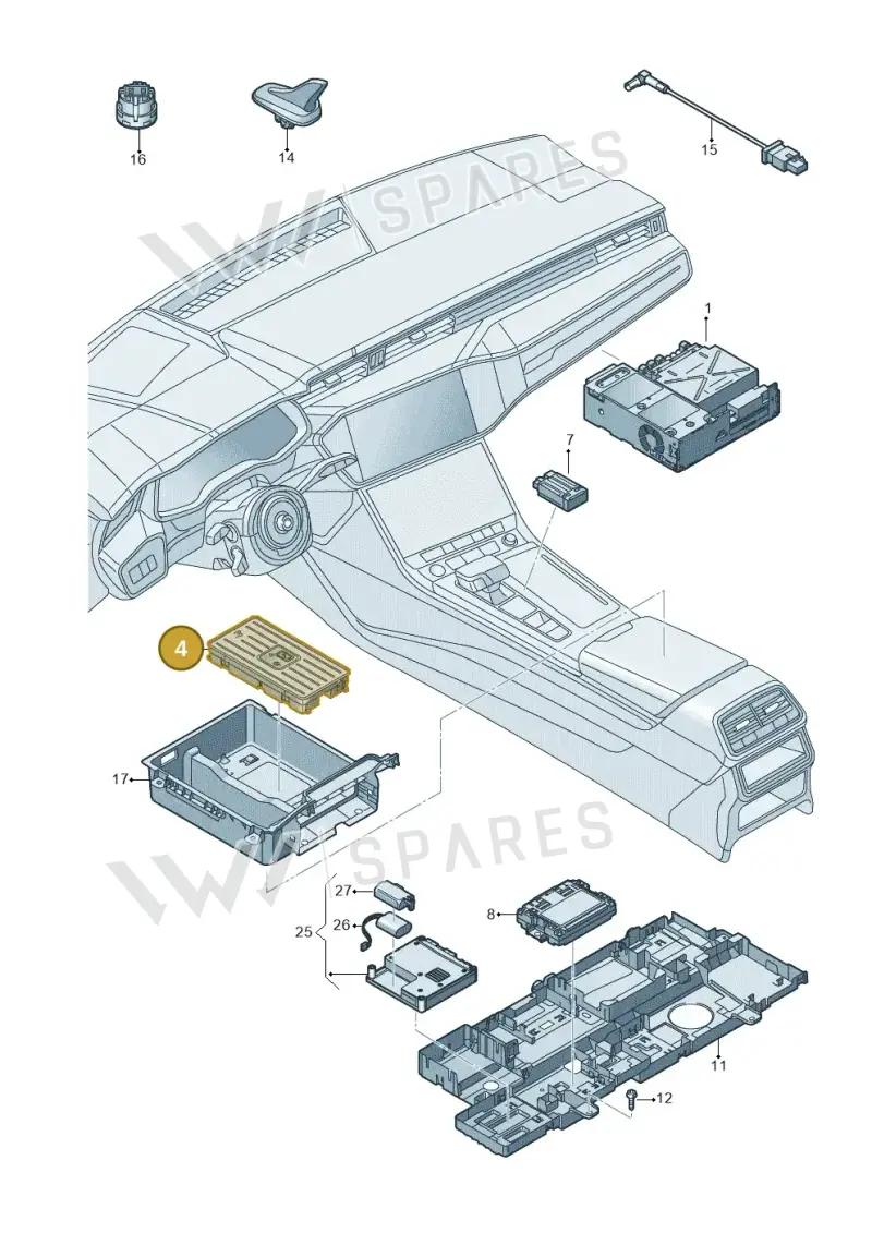 4K0035510 — Audi A6 (2018-2025) diagram 430035550, position 4