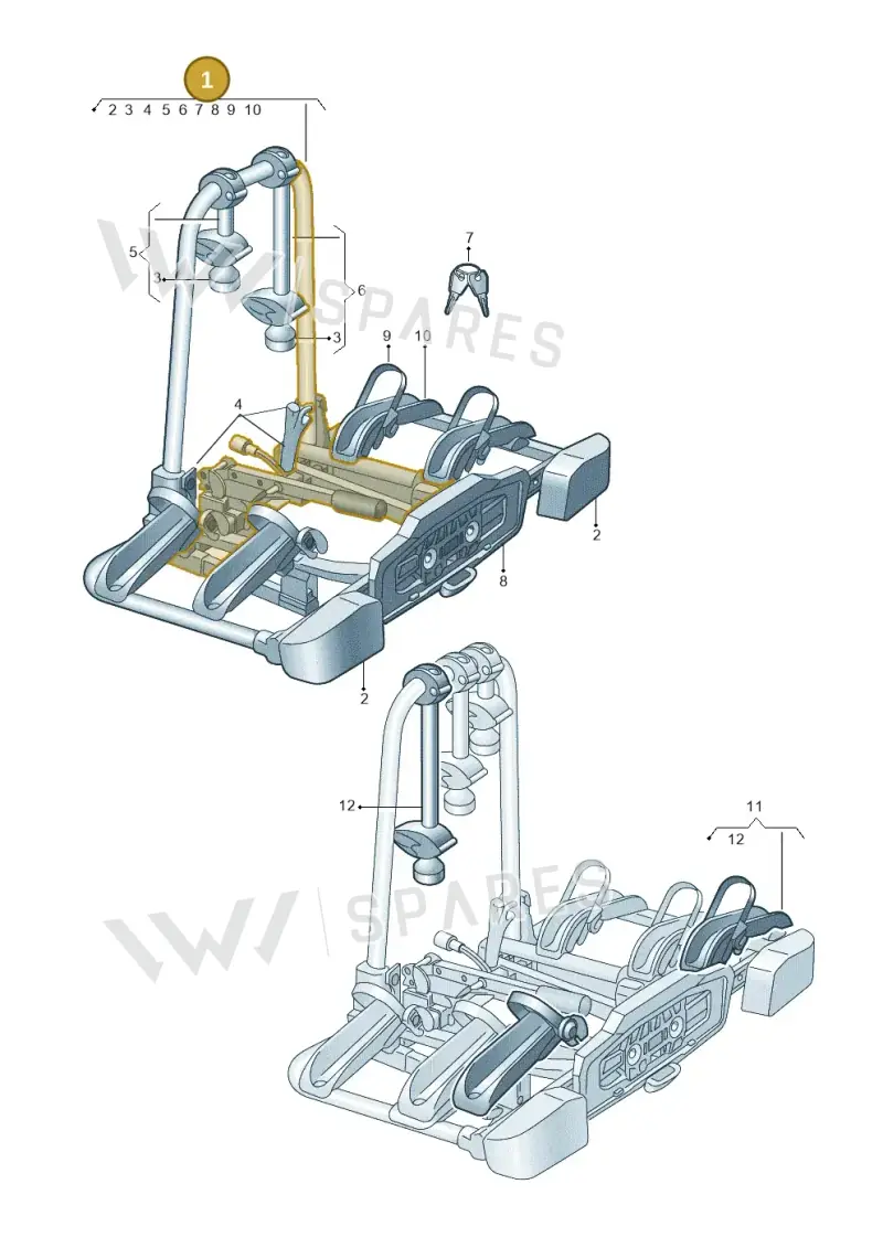 4K0071105 — Audi Q4 Sportback (2021-2025) diagram 430071061, position 1