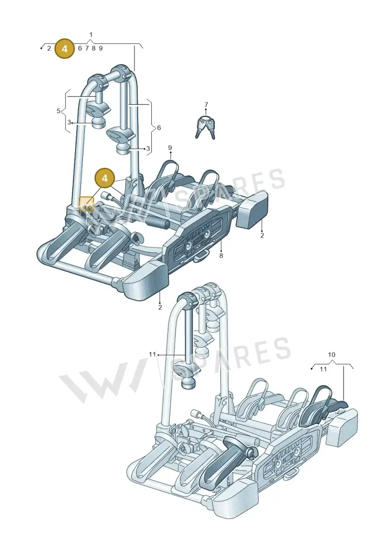 4K0071735 — Audi Q6 e-tron (2023-2025) diagram f5s071060, position 4