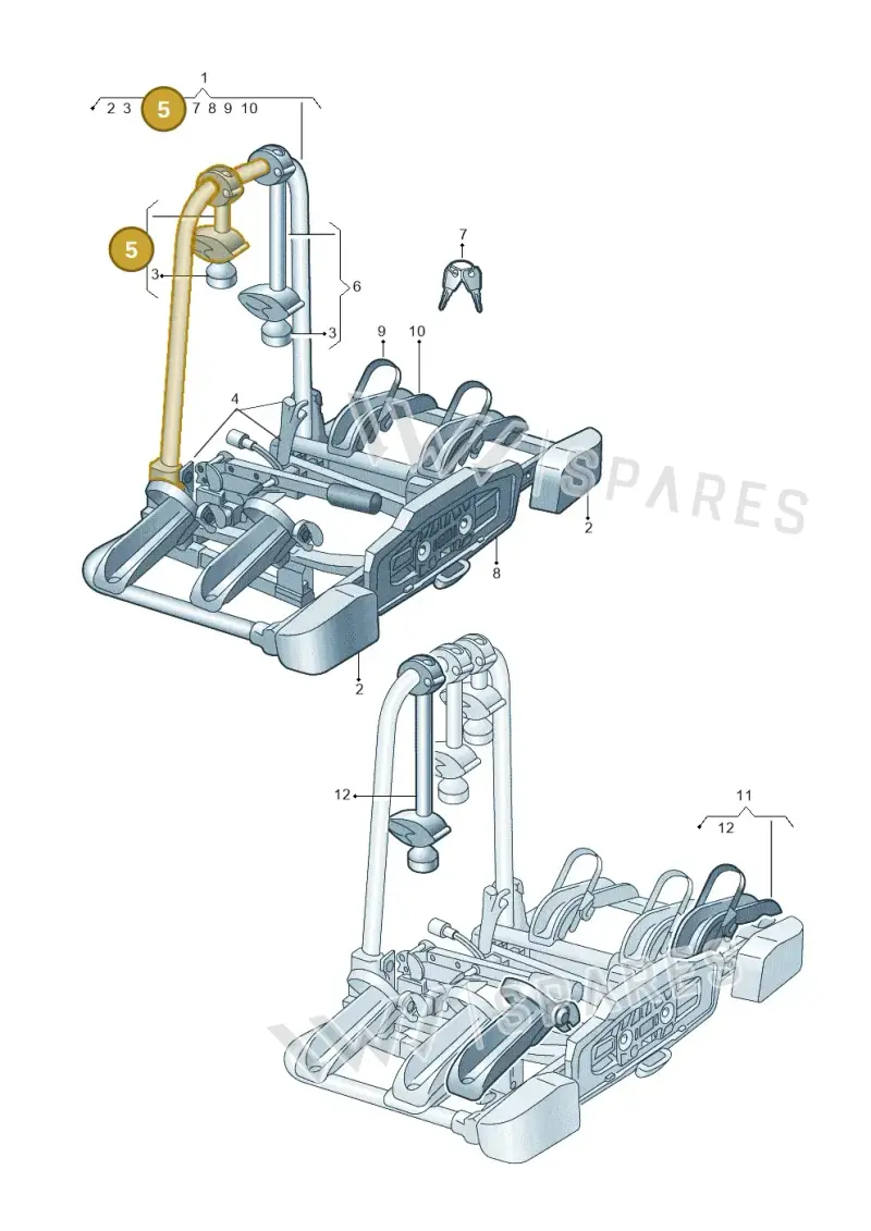 4K0071745 — Audi Q4 Sportback (2021-2025) diagram 430071061, position 5