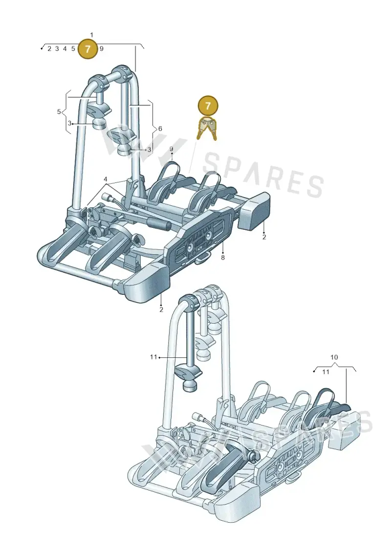 4K0071775A — Audi Q6 e-tron (2023-2025) diagram f5s071060, position 7