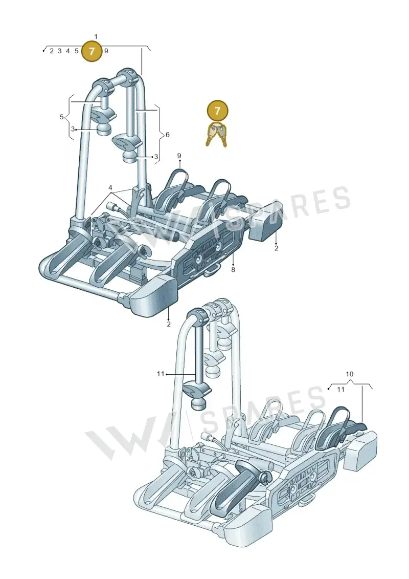4K0071775 — Audi Q6 e-tron (2023-2025) diagram f5s071060, position 7