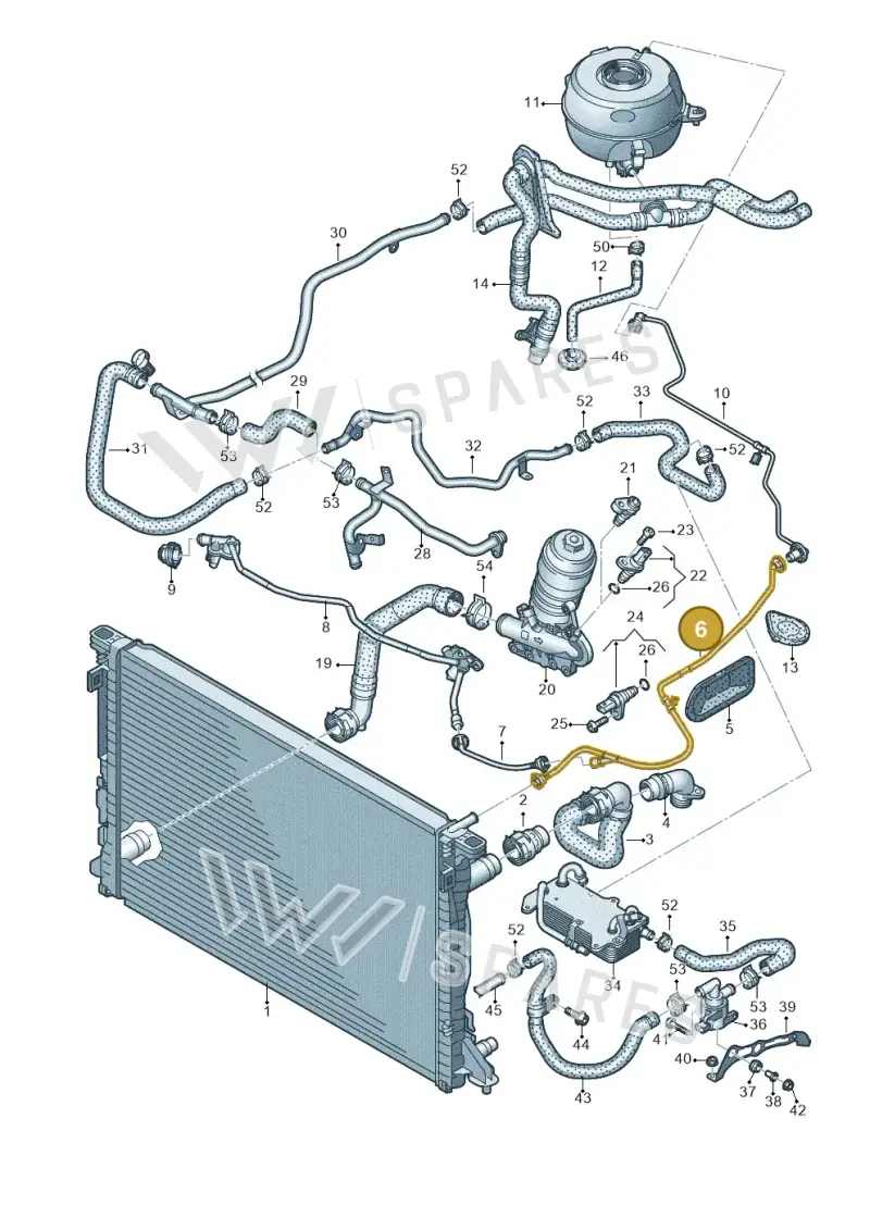 4K0121081CR — Audi A7 Sportback (2018-) diagram 435121210, position 6