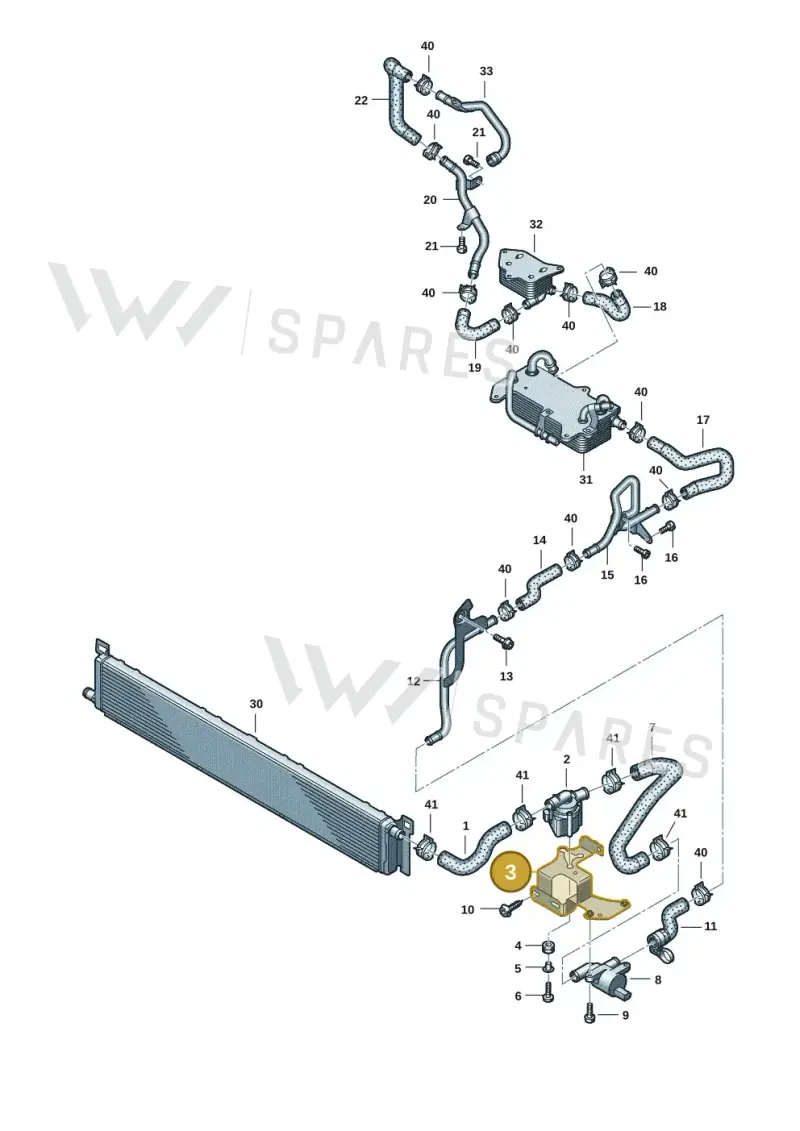 4K0121239B — Audi RS6 Avant (2019-2025) diagram 538121002, position 3