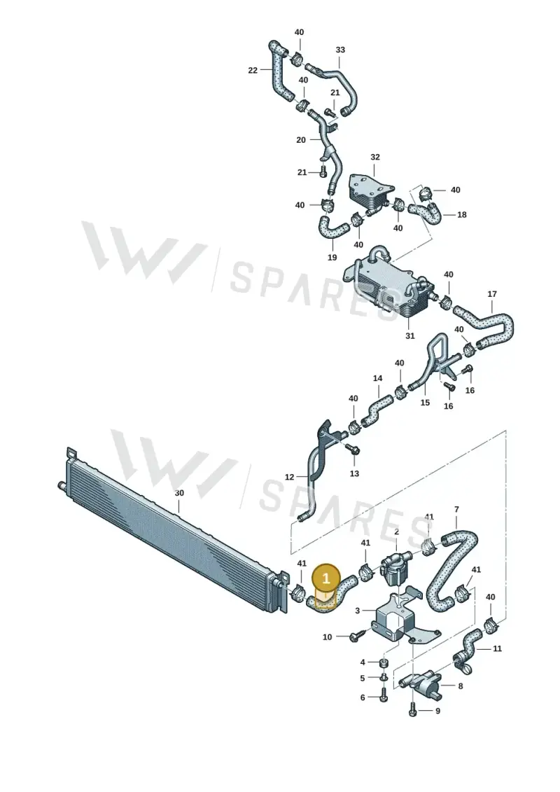 4K0121471AG — Audi RS6 Avant (2019-2025) diagram 538121002, position 1