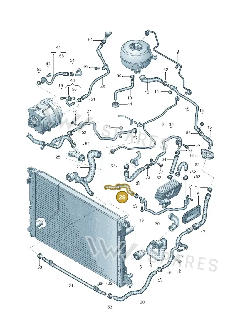 4K0122449D — Audi A6 L 2.0 (2018-) diagram 577121004, position 29