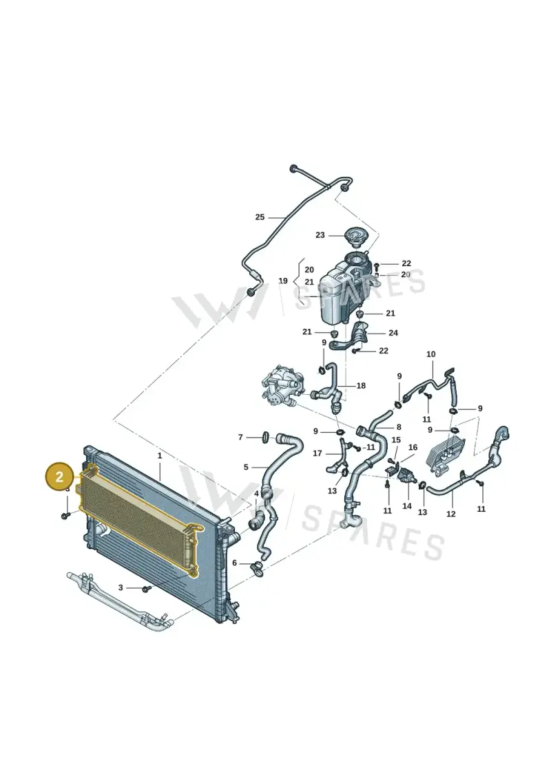 4K0145804 — Audi A6 L 2.0 (2018-) diagram 577121063, position 2