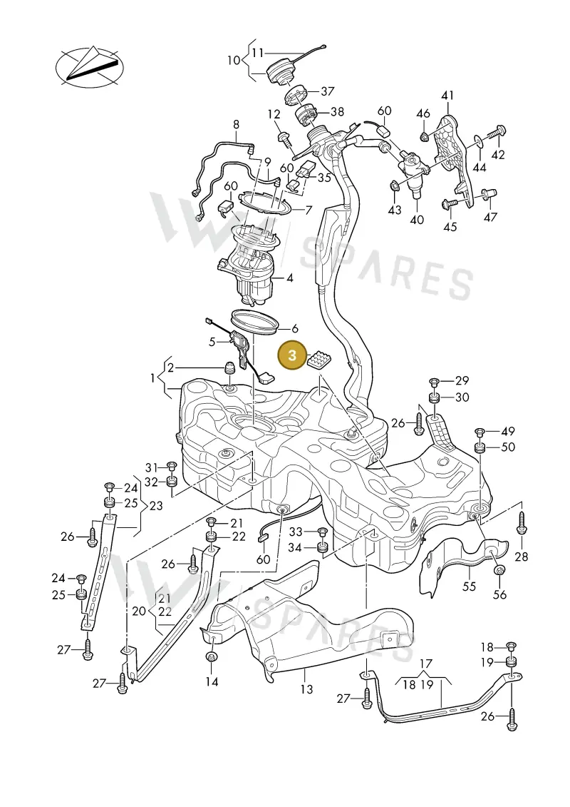 4K0201274 — Audi A5 Limousine (2024-2025) diagram 8wh201000, position 3