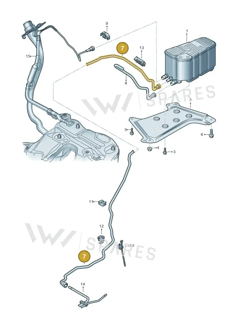 4K0201991AS — Audi RS6 Avant (2019-2025) diagram 538201830, position 7