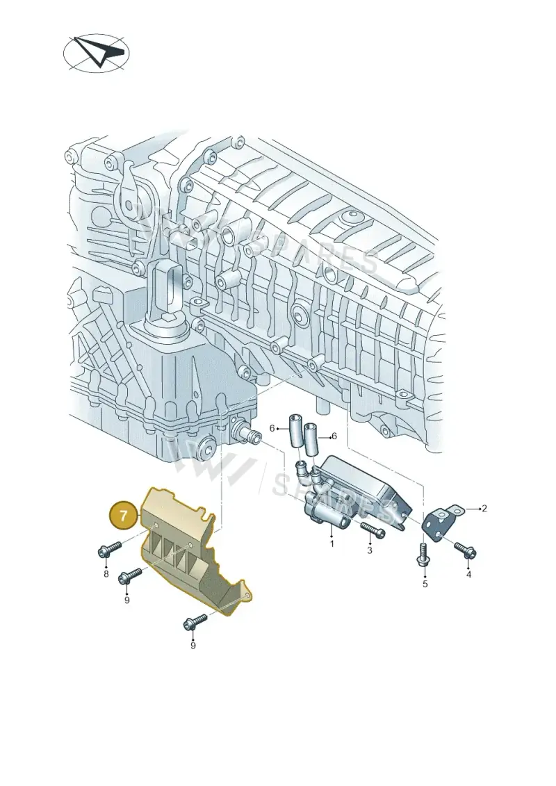 4K0301184B — Audi A6 (2018-2025) diagram 717317530, position 7