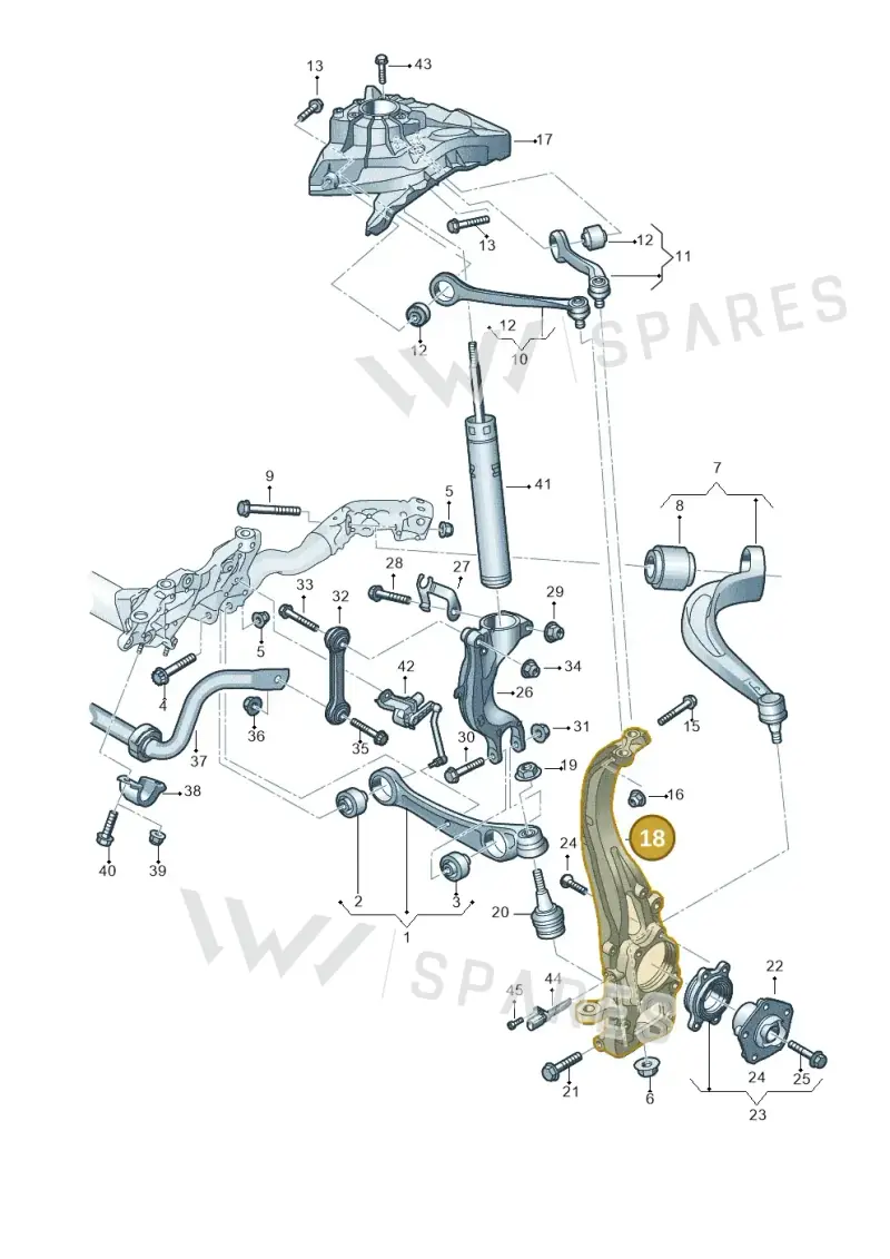 4K0407253C — Audi RS6 Avant (2019-2025) diagram 859407000, position 18