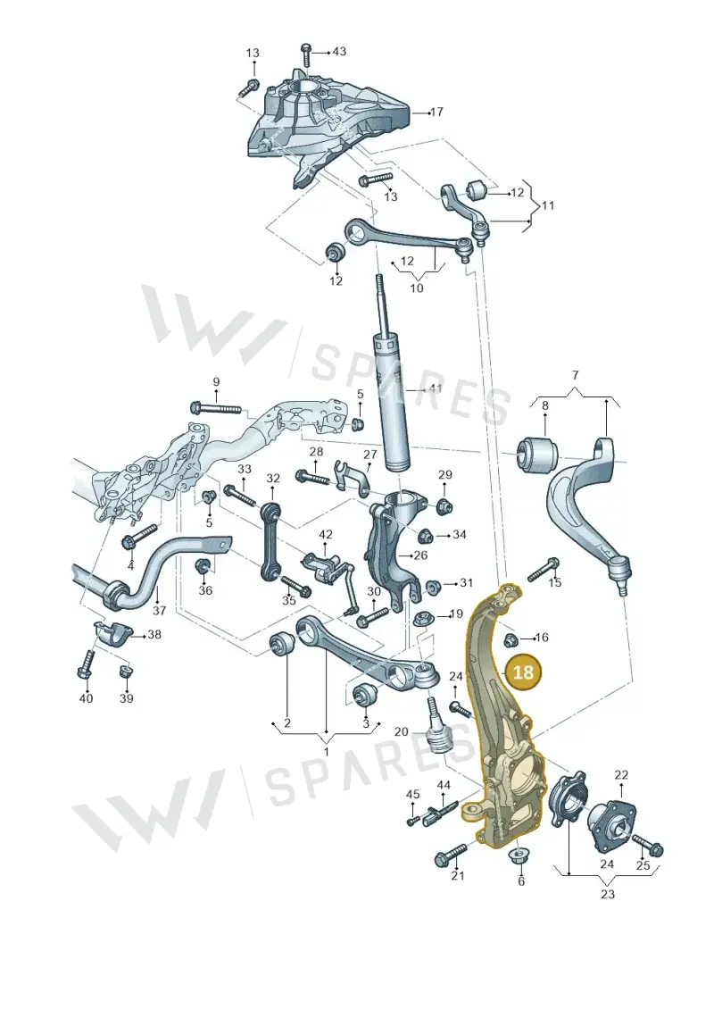 4K0407253D — Audi RS6 Avant (2019-2025) diagram 859407000, position 18