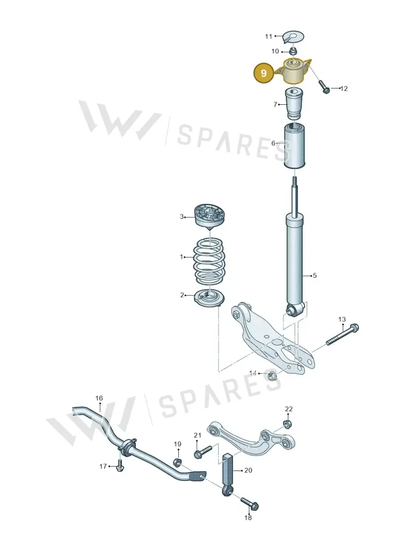 4K0513353 — Audi A5 Limo 2.0 (2024-) diagram 859511000, position 9
