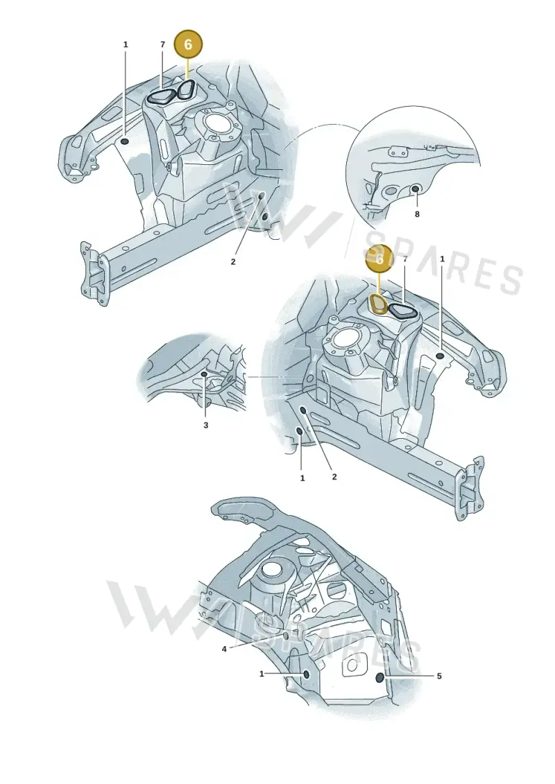 4K0806584A — Audi A5 Limousine (2024-2025) diagram 8wk803300, position 6