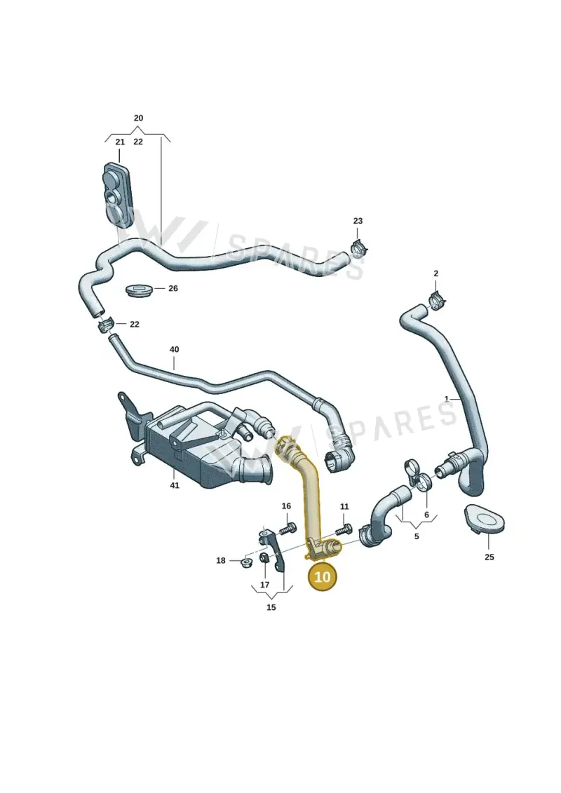 4K0819344D — Audi A5 Limousine (2024-2025) diagram 8wk121075, position 10