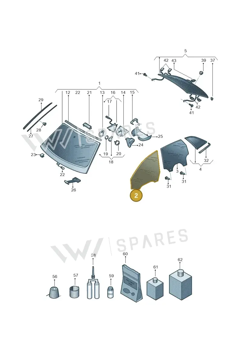 4K0845201B — Audi RS6 Avant (2019-2025) diagram 537845000, position 2