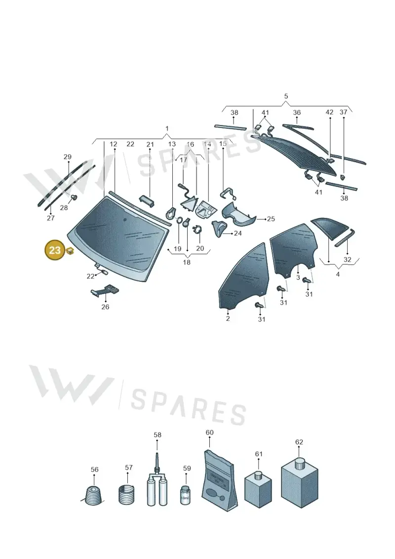 4K0845529 — Audi RS7 Sportback (2019-2025) diagram 435845000, position 23