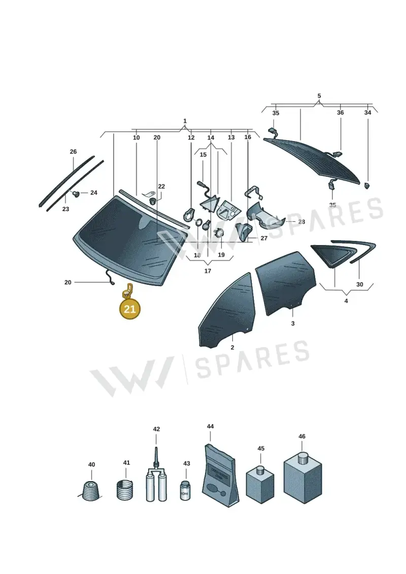 4K0845529 — Audi A5 Limousine (2024-2025) diagram 8wh845000, position 21