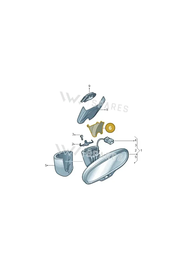 4K08589374PK — Audi RS6 Avant (2019-2025) diagram 838857450, position 6