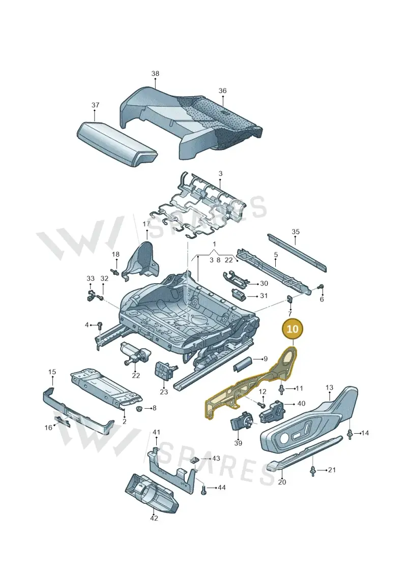 4K0881559C — Audi Q4 Sportback (2021-2025) diagram 596881100, position 10
