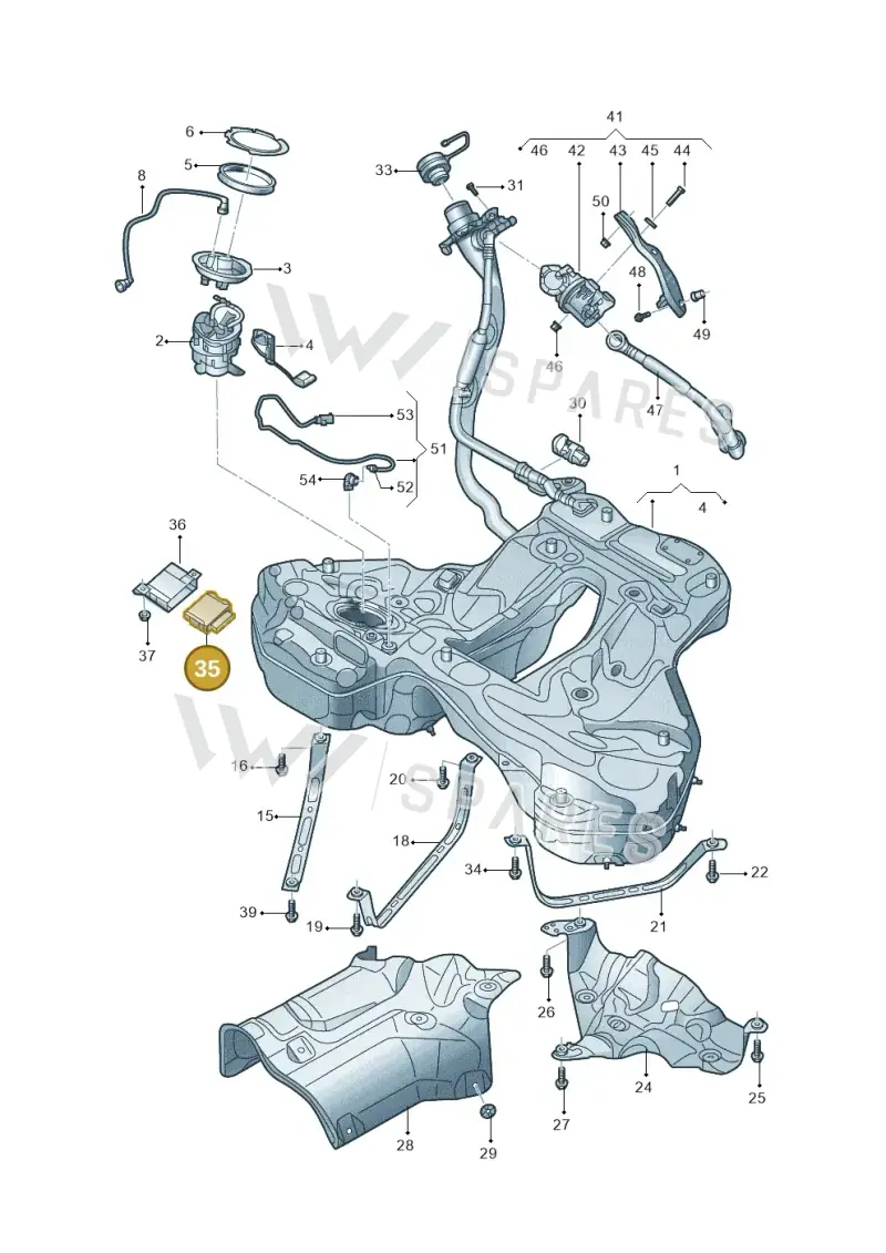 4K0906121D — Audi A6 L 2.0 (2018-) diagram 577201030, position 35