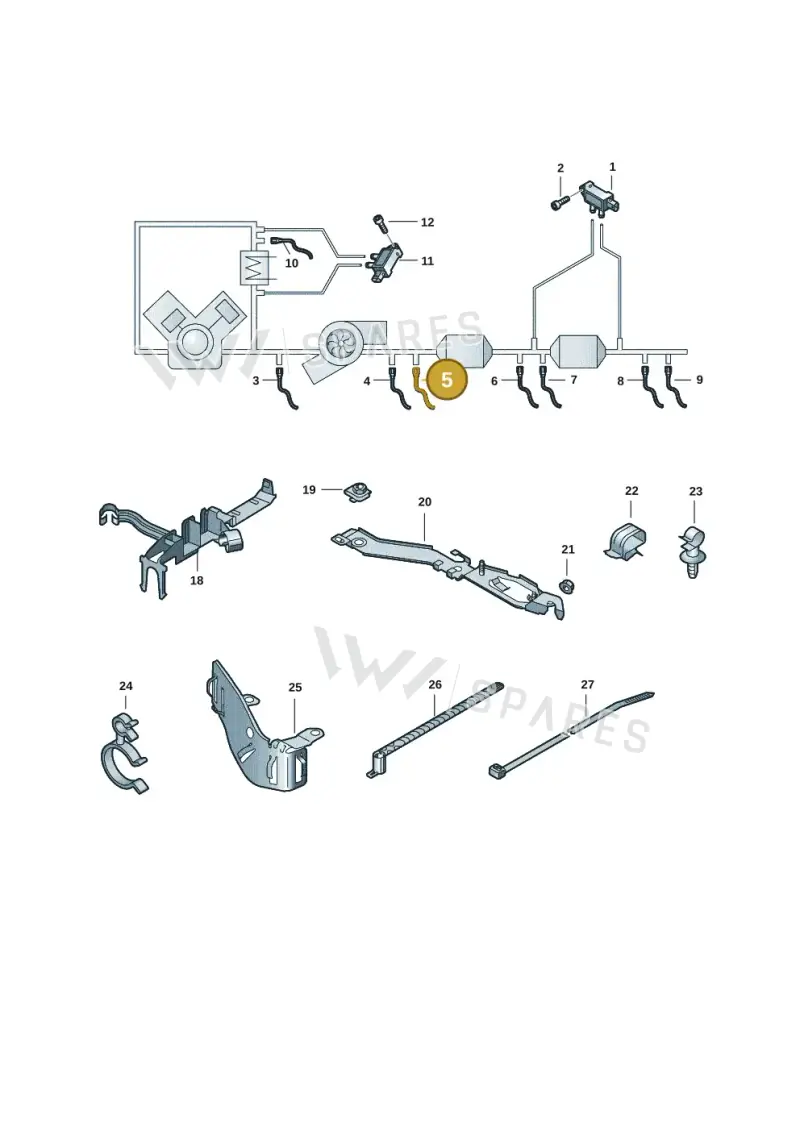 4K0906265 — Audi A4 (2015-2025) diagram 849906009, position 5