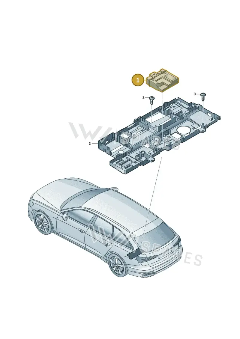 4K0907160B — Audi A6 (2018-2025) diagram 430906018, position 1