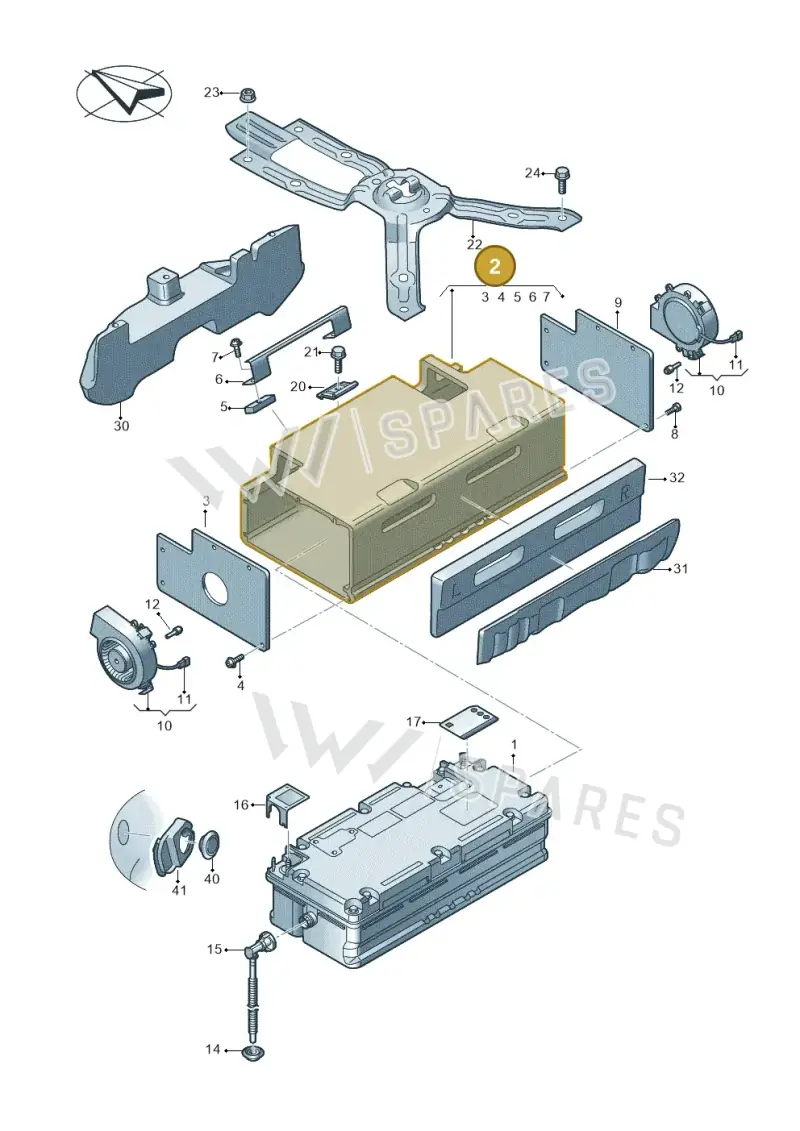 4K0915171E — Audi A6 (2018-2025) diagram 435915050, position 2