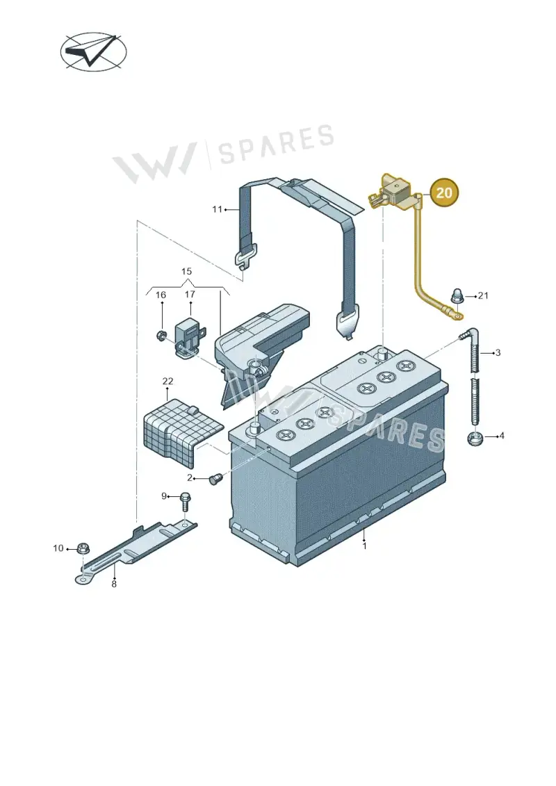 4K0915181 — Audi RS6 Avant (2019-) diagram 435915000, position 20
