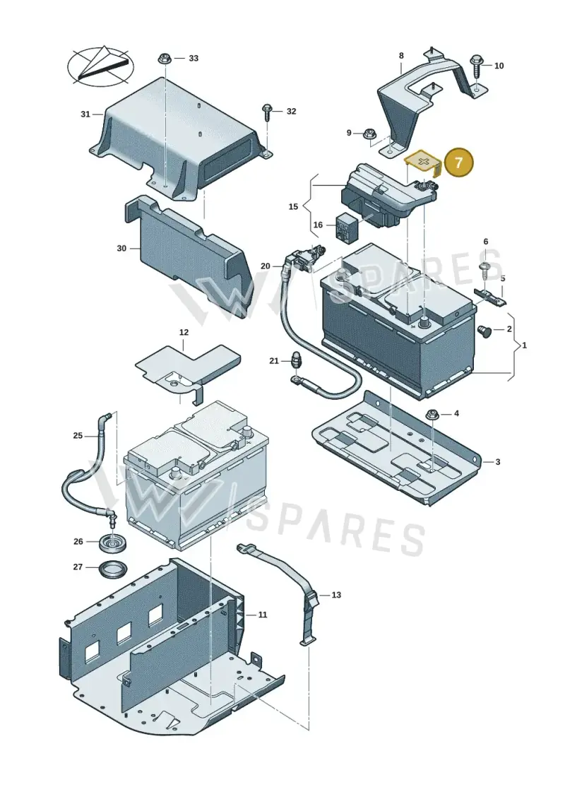 4K0915429A — Audi A5 Limousine (2024-2025) diagram 8wh915000, position 7