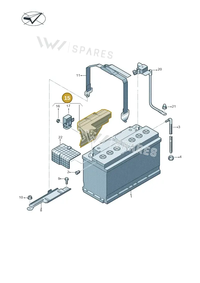 4K0915459M — Audi RS6 Avant (2019-2025) diagram 435915000, position 15