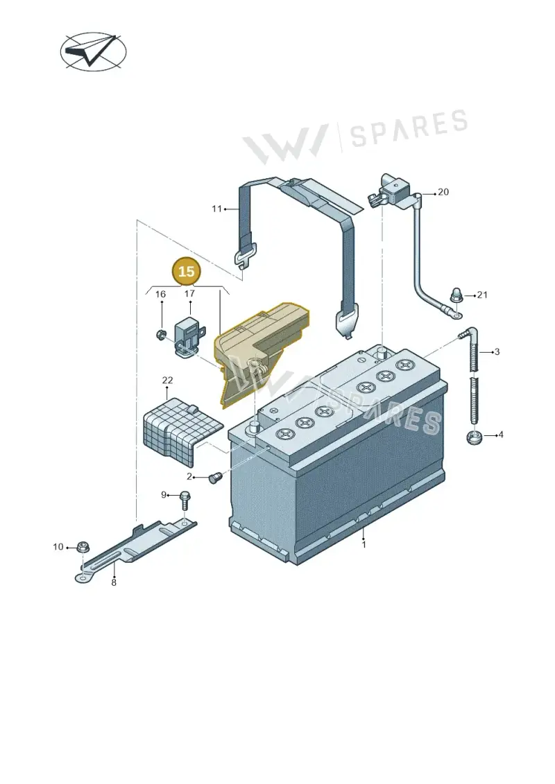4K0915459P — Audi RS6 Avant (2019-2025) diagram 435915000, position 15