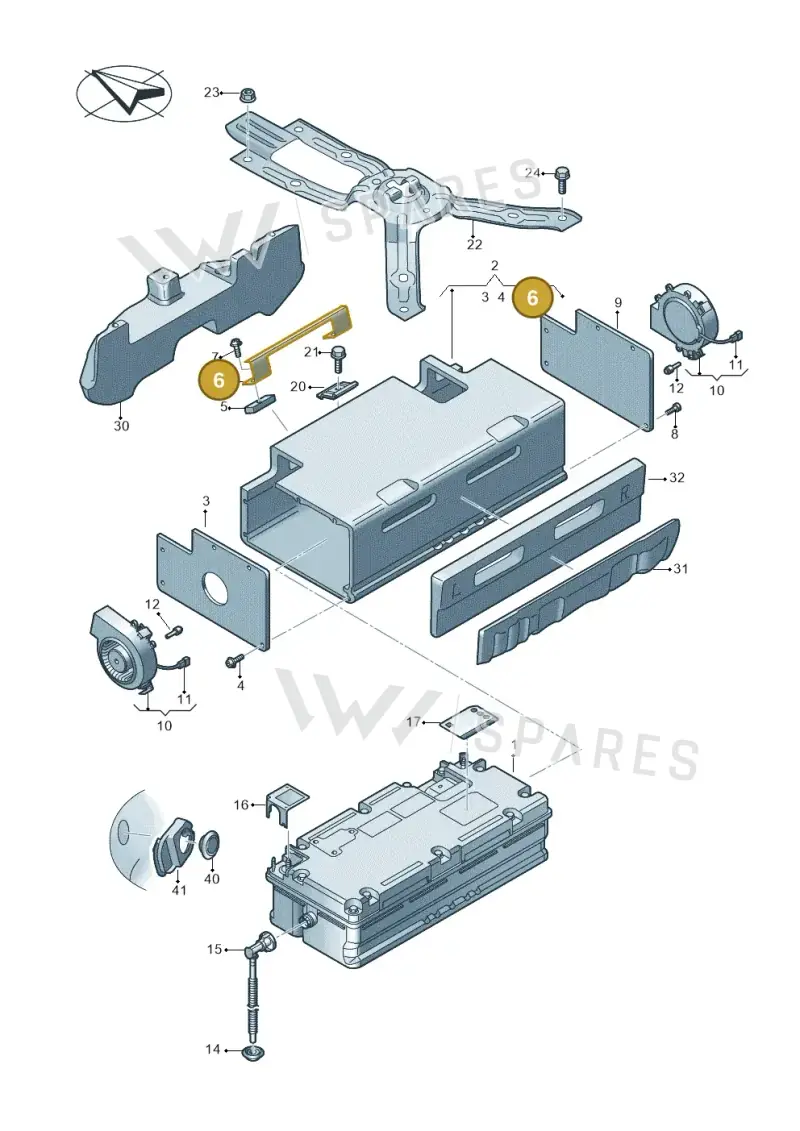 4K0915749B — Audi RS6 Avant (2019-2025) diagram 435915050, position 6