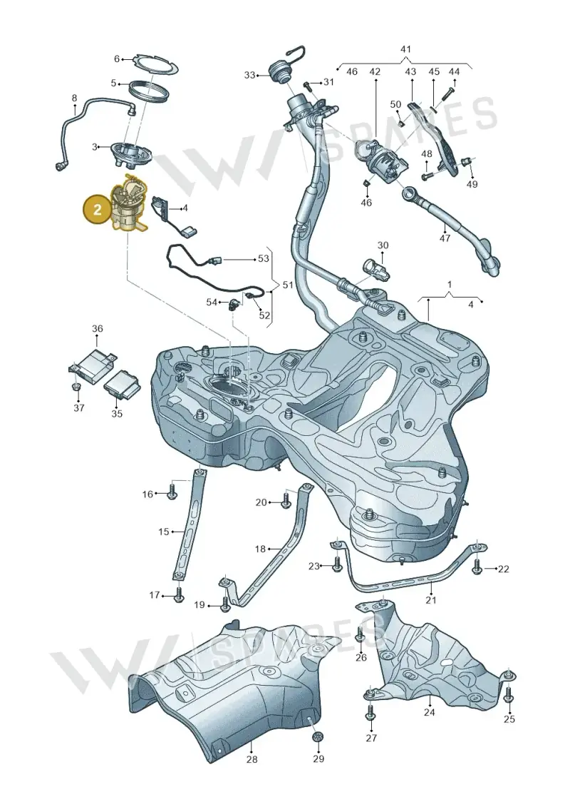 4K0919087Q — Audi A6 2.0 (2018-) diagram 430201030, position 2