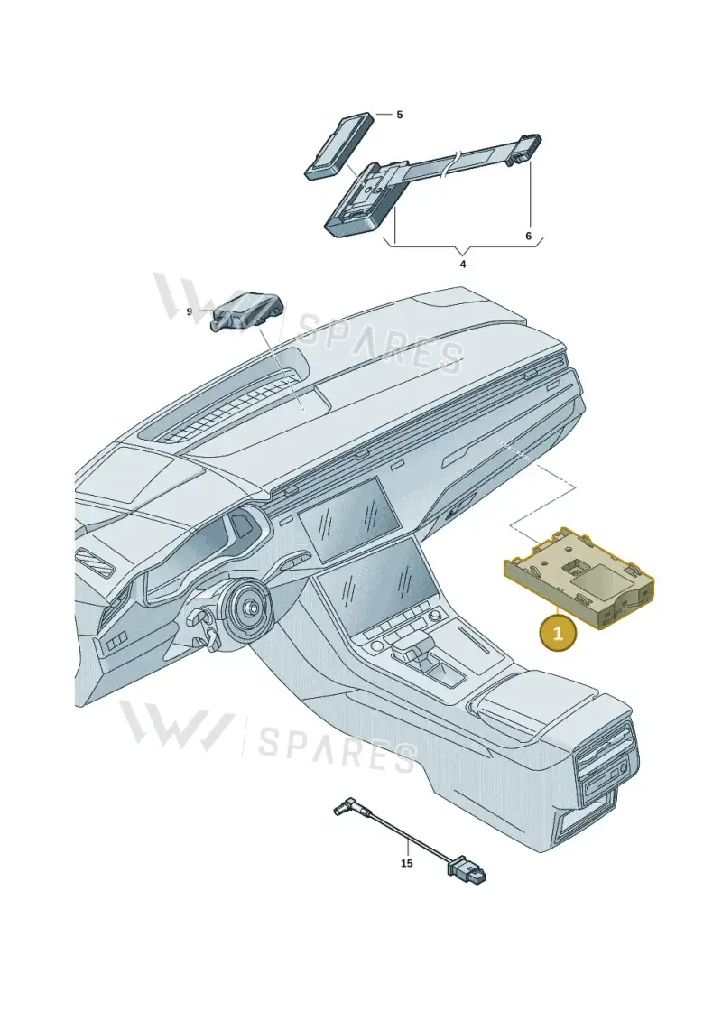 4K0919813 — Audi RS Q8 Quattro (2019-) diagram 429035057, position 1