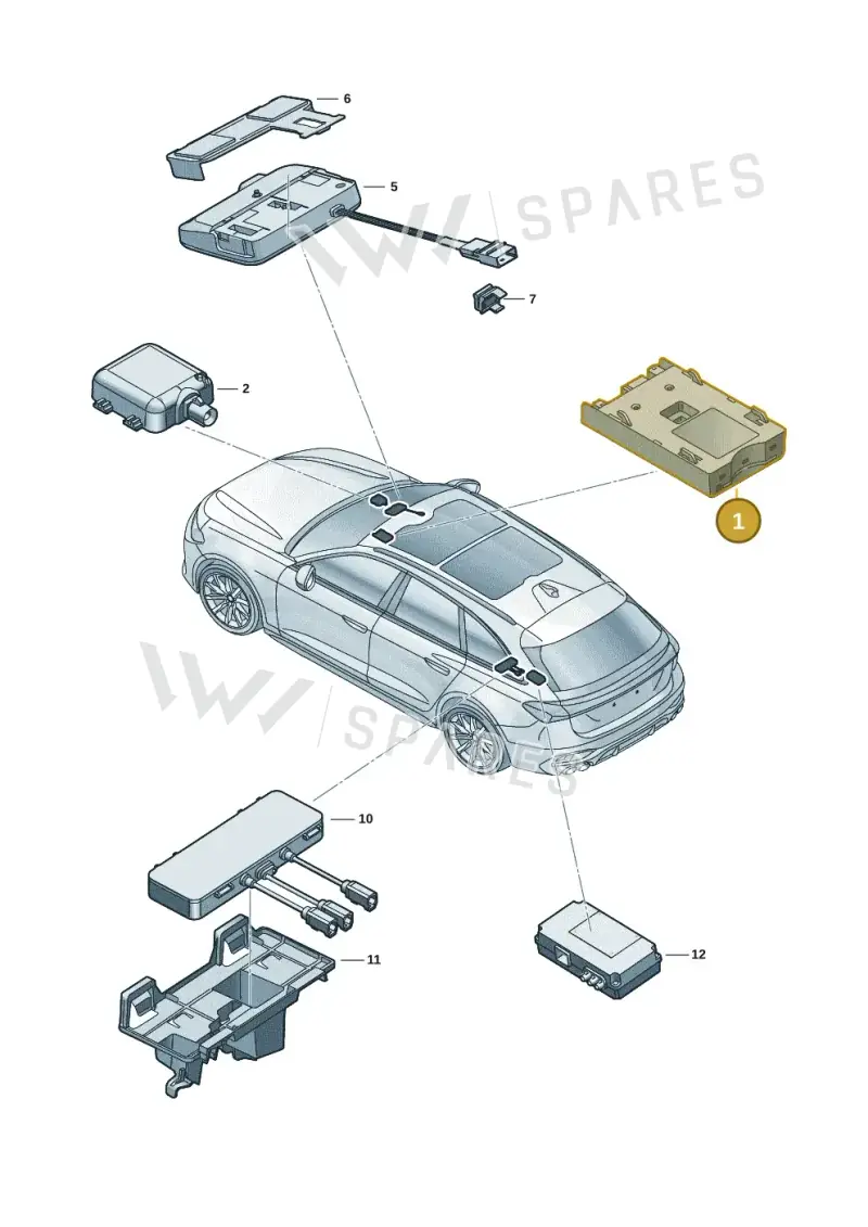 4K0919813 — Audi A5 Limo 2.0 (2024-) diagram 8wk035570, position 1