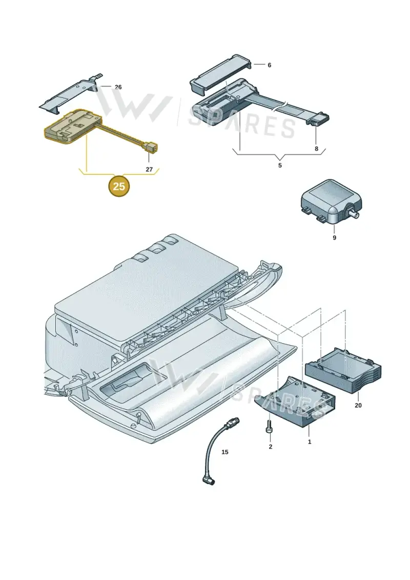 4K0919814E — Audi RS4 Avant (2017-) diagram 849035057, position 25