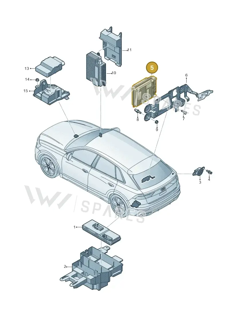 4K0959663 — Audi RS Q8 (2019-2025) diagram 429959040, position 5