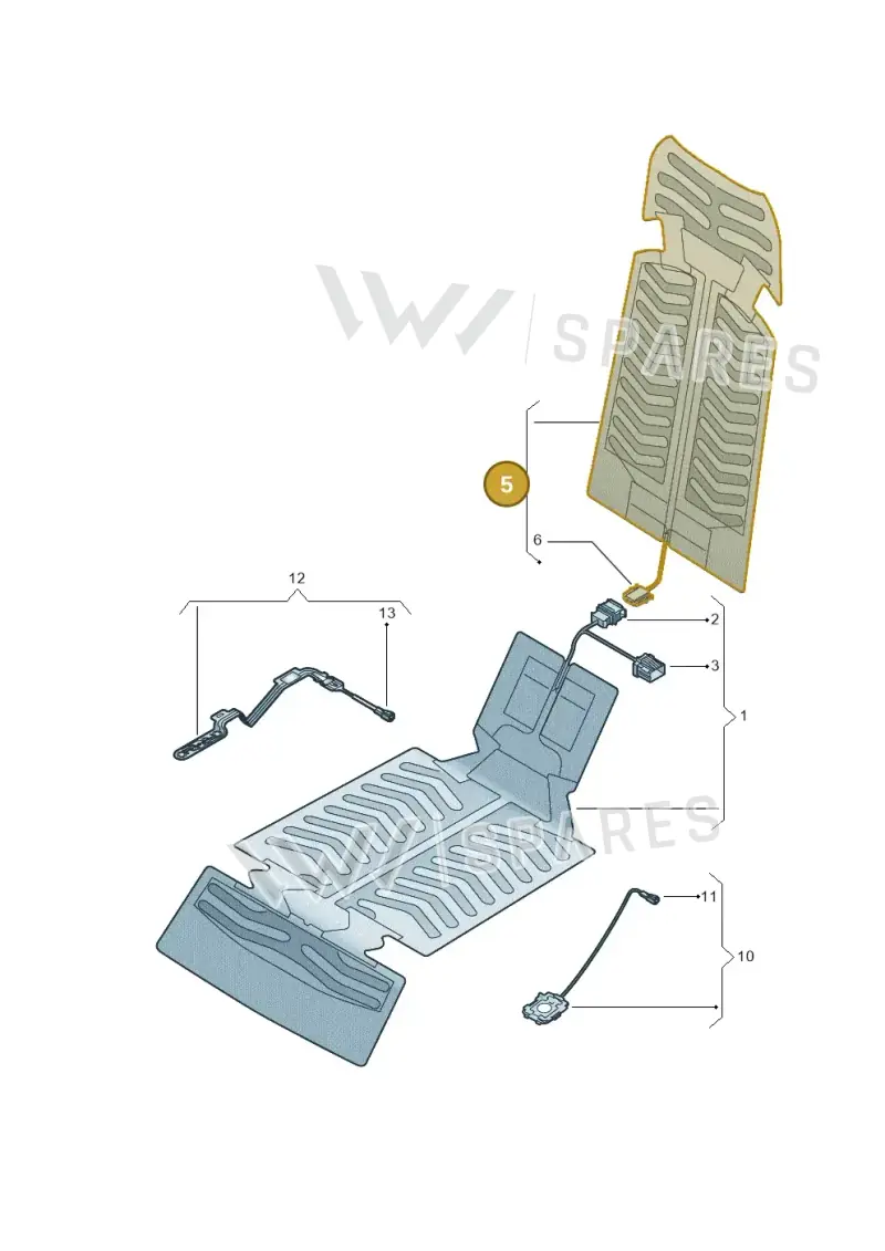 4K0963557L — Audi RS6 Avant (2019-2025) diagram 435963100, position 5